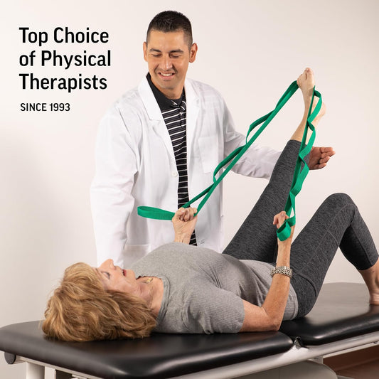 OPTP The Original Stretch Out Strap with Exercise Poster – Made in the USA