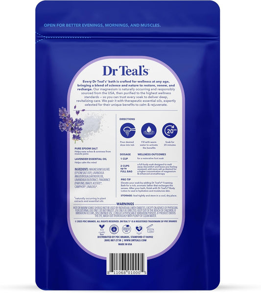 Advanced Dr. Teals Lavendar Scented Epsom Salt, 48 oz