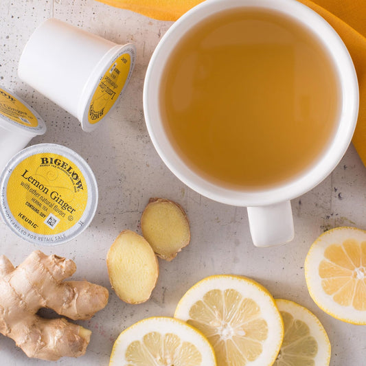 Bigelow Tea Lemon Ginger Herbal K-Cup Pods, 12 Count (Pack of 6)