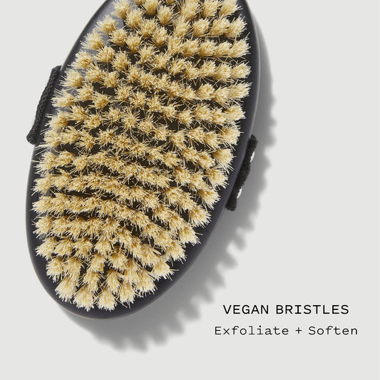 Keys Soulcare Energizing Dry Body Brush, Gently Exfoliates & Opens Pores for Soft, Smooth, Brighter & Glowing Skin, Vegan, Cruelty-Free