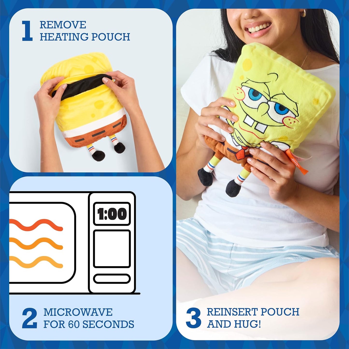 Menstruation Crustacean Lobster by Relatable, Microwavable Heating Pad for Period Cramps, Cuddly Plushies, Great Gift Ideas for Loved Ones of All Ages, Includes 1 Lavender Scented Heating Pad Plushy