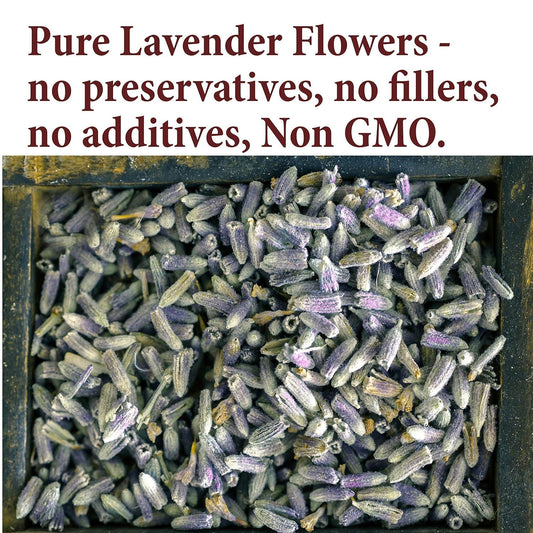 The Spice Way Lavender Flowers 2 oz Culinary Grade Buds for Tea and Cooking