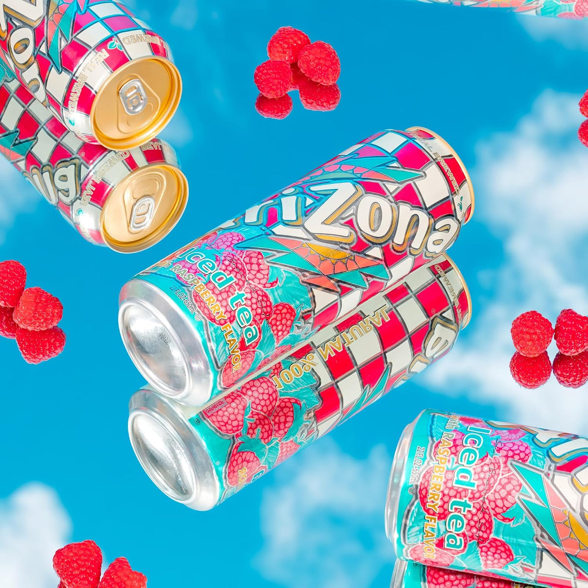 Arizona Raspberry Tea - Big Can 22 Fl Oz (12 Pack)
