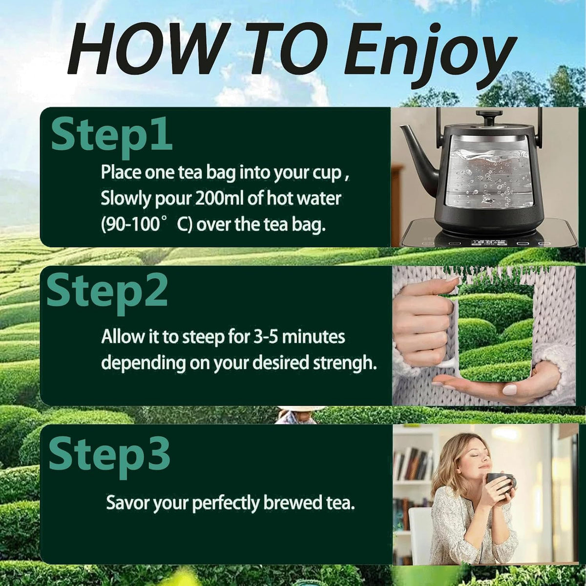Pipi Tea Oolong,Pipi Oolong Tea, Extra Value 4g*25 Bags Selected Tea Leaves, Cortisol & Calming Tea for Stress Relief, Vegan, Non-GMO (1)