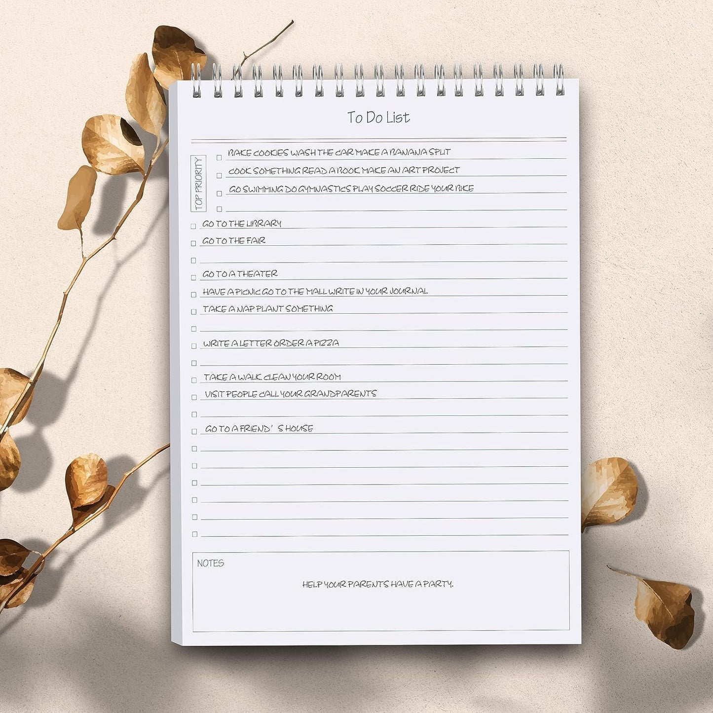 to Do List Notepad 3pcs/Set - Daily Planner Notepad Undated 60 Sheets Tear Off, 5.5" x 8.3" Planning Pad Checklist Productivity Note Pad for Work and Personal Organized