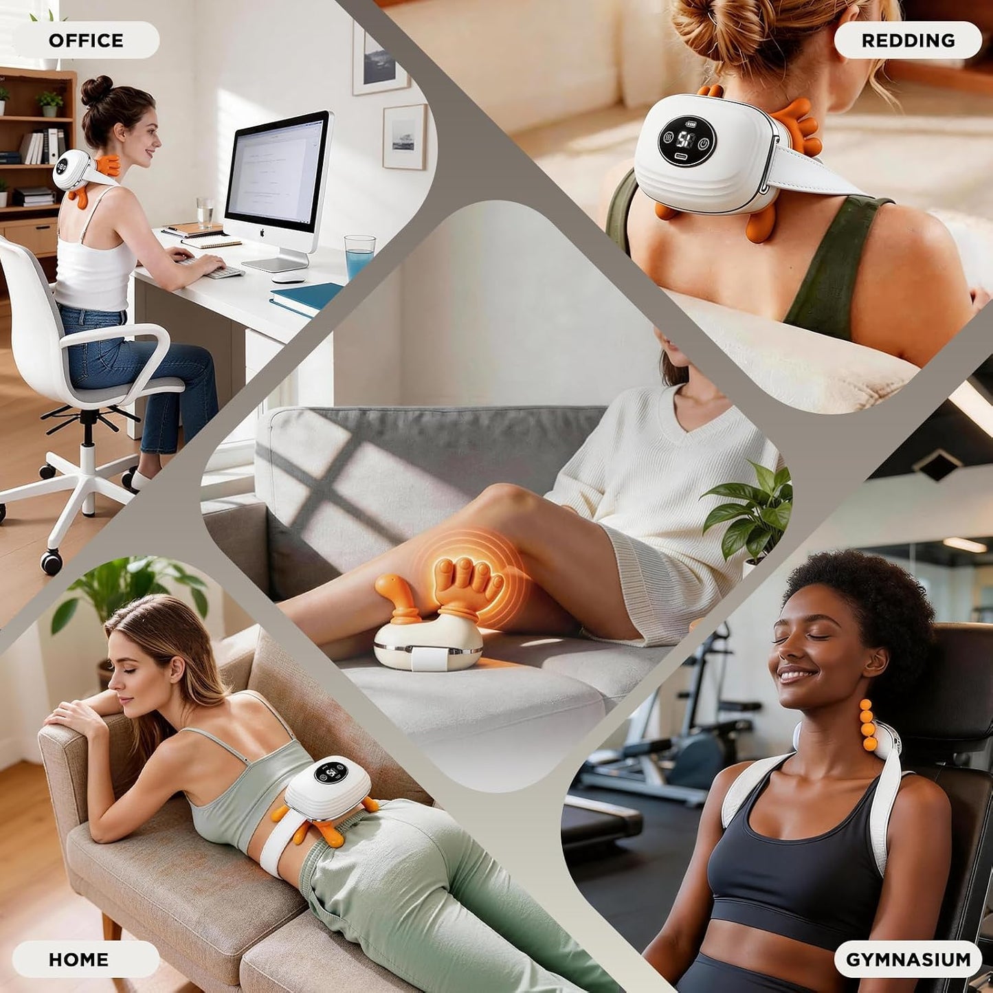 2026 Upgraded Shoulder and Neck Massager with Heat Heated Massager, Neck Massager with Fingers, Shoulder Massager with Hands,2-Level Heated Simulates a Real Palm Massage for Comfort (Green)