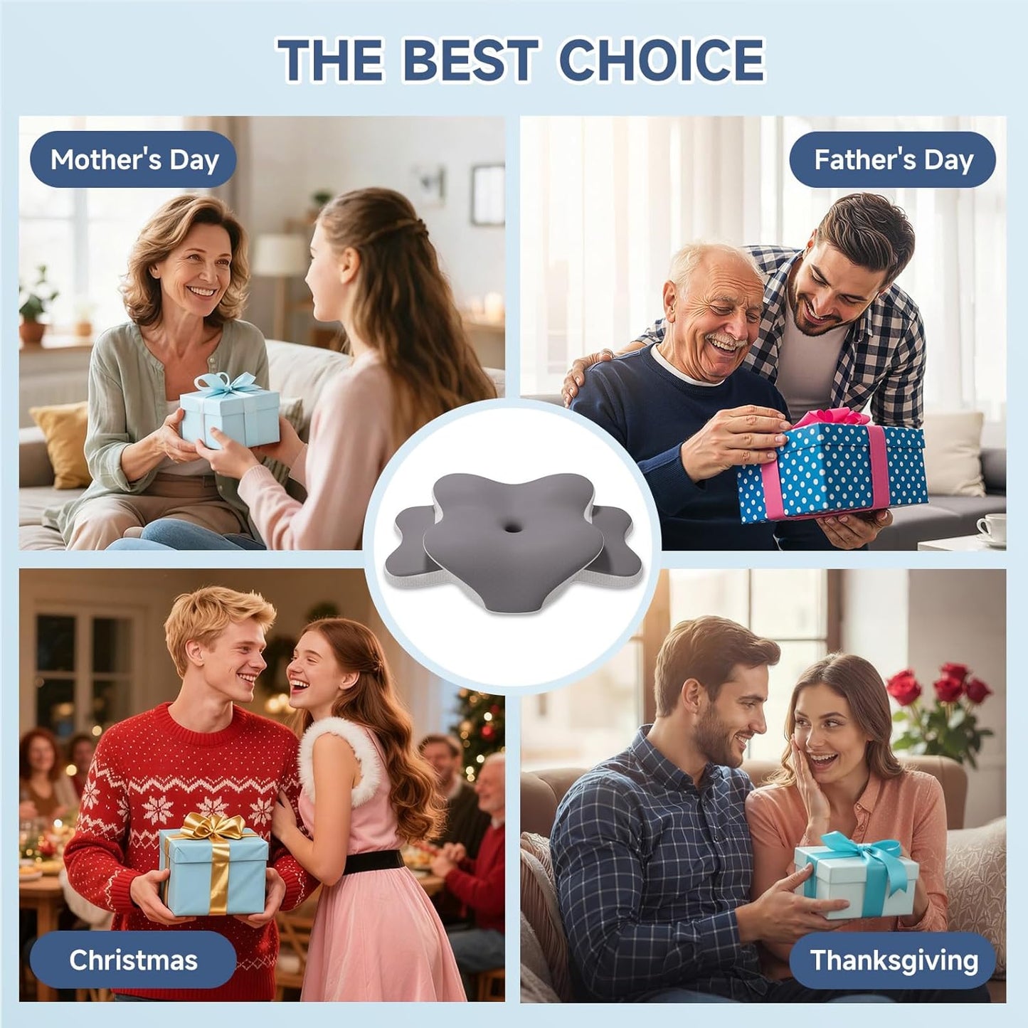 Sleep Apnea Pillow Ergonomic Cervical Neck Pillow for Pain Relief,Support Cooling Contour Memory Foam Pillows for Side Back Stomach Sleepers Orthopedic Pillow with Removable Cover