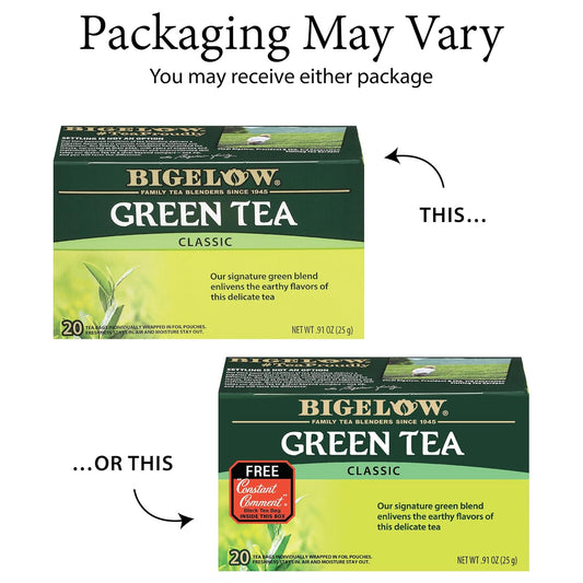 Bigelow Tea Classic Green Tea, 20 Count (Pack of 6)