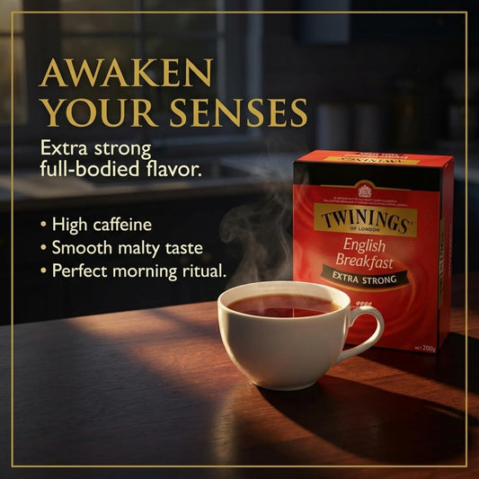 Twinings Extra Strong English Breakfast Tea Bags 80s