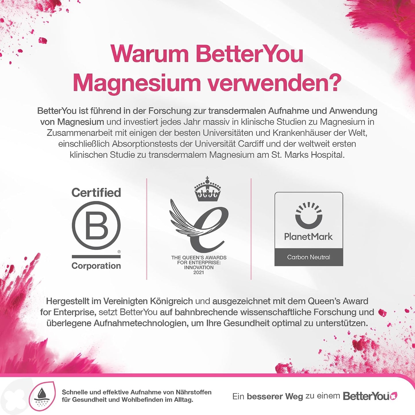 BetterYou Magnesium Mineral Bath Flakes - Mineral Bath Salts with Magnesium Chloride - Foot Bath or Body Bath Soak - Safe On Sensitive Skin - 2.3 lb
