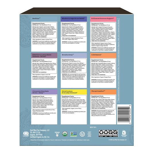 Yogi Get Well Gift Box, 45 Tea Bags (5 Bags per Flavor)