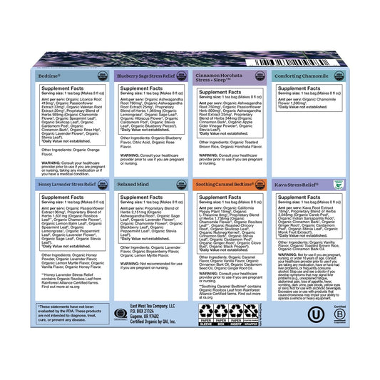 Yogi Relaxation Sampler Box, 32 Tea Bags