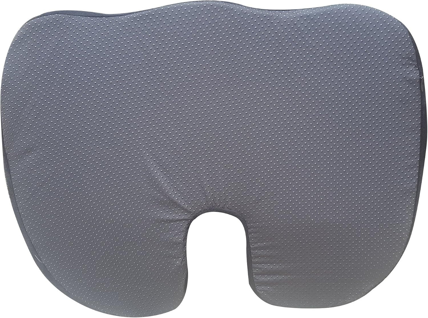 FOMI Extra Thick Firm Coccyx Orthopedic Memory Foam Seat Cushion | Black Large Cushion for Car or Truck Seat, Office Chair, Wheelchair | Back Pain Relief (Black)