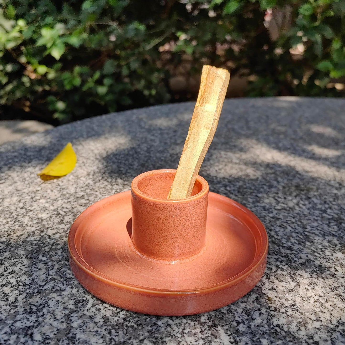 Palo Santo Holder, Ceramic Incense Burner for Palo Santo Wood or Scented Incense Stick, Beige