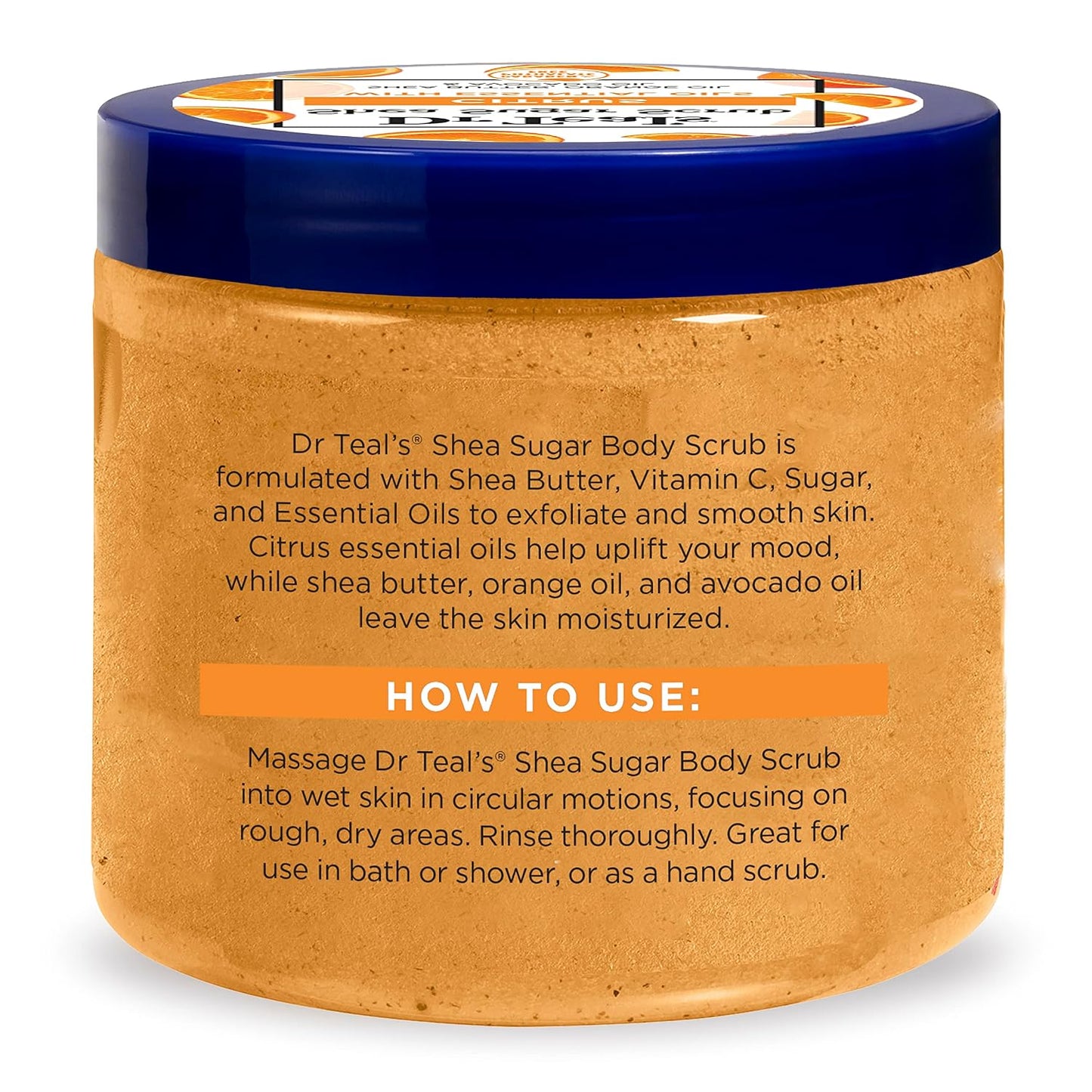 Dr Teal's Shea Sugar Sleep Scrub, with Melatonin, Lavender, & Essential Oils, 19oz (Pack of 3)