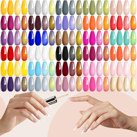 NAIL POLISH KIT with U V Lamp and Drill Starter Kit 36 Colors Gel Nail Polish Nail Art Gel Manicure Kit