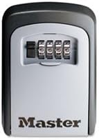 Master Lock 5-Key Combination Safe Black/Silver 5401D