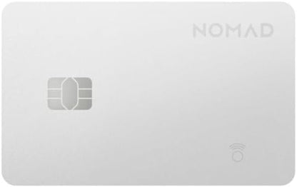 Nomad Tracking Card Carbide, Slim Card Tracker with IPX7 Waterproof and Dust Proof Card Tracker for Wallet & Luggage, 5 Months GPS Tracker Long Battery Life, Rechargeable, Compatible with iOS Only