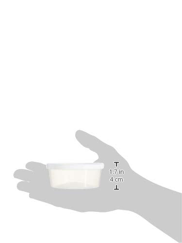Sammons Preston 56417 Putty Containers for 4 or 6 Ounces of Therapy Putty, Pack of 10