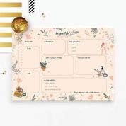 Bliss Collections Weekly Planning Pad, To Do List Notebook - Undated Tear-Off Sheets Notepad - Work Calendar, Organizer, Scheduler for Goals, Tasks - Minimalist, 8.5" x 11", 50 Sheets