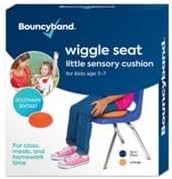 Bouncyband – Wiggle Seat – Purple, 13” D – Large Sensory Cushion for Kids Ages 6-18+ – Promotes Active Learning, Improves Student Productivity, Includes Easy-Inflation Pump