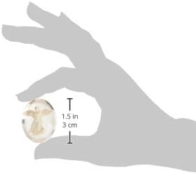 AngelStar 8706 Healing Angel Worry Stone, 1-1/2-Inch, White