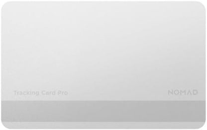 Nomad Tracking Card Carbide, Slim Card Tracker with IPX7 Waterproof and Dust Proof Card Tracker for Wallet & Luggage, 5 Months GPS Tracker Long Battery Life, Rechargeable, Compatible with iOS Only