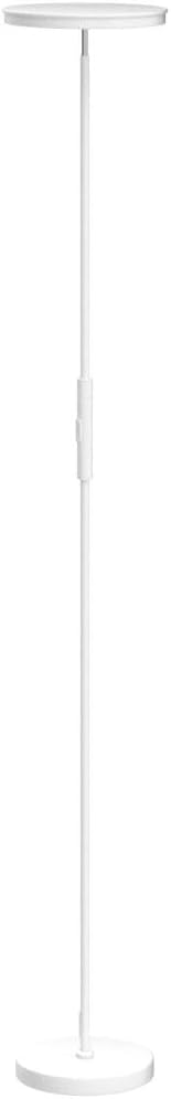 JOOFO LED Torchiere Floor Lamp with Remote, Stepless Dimmable Black