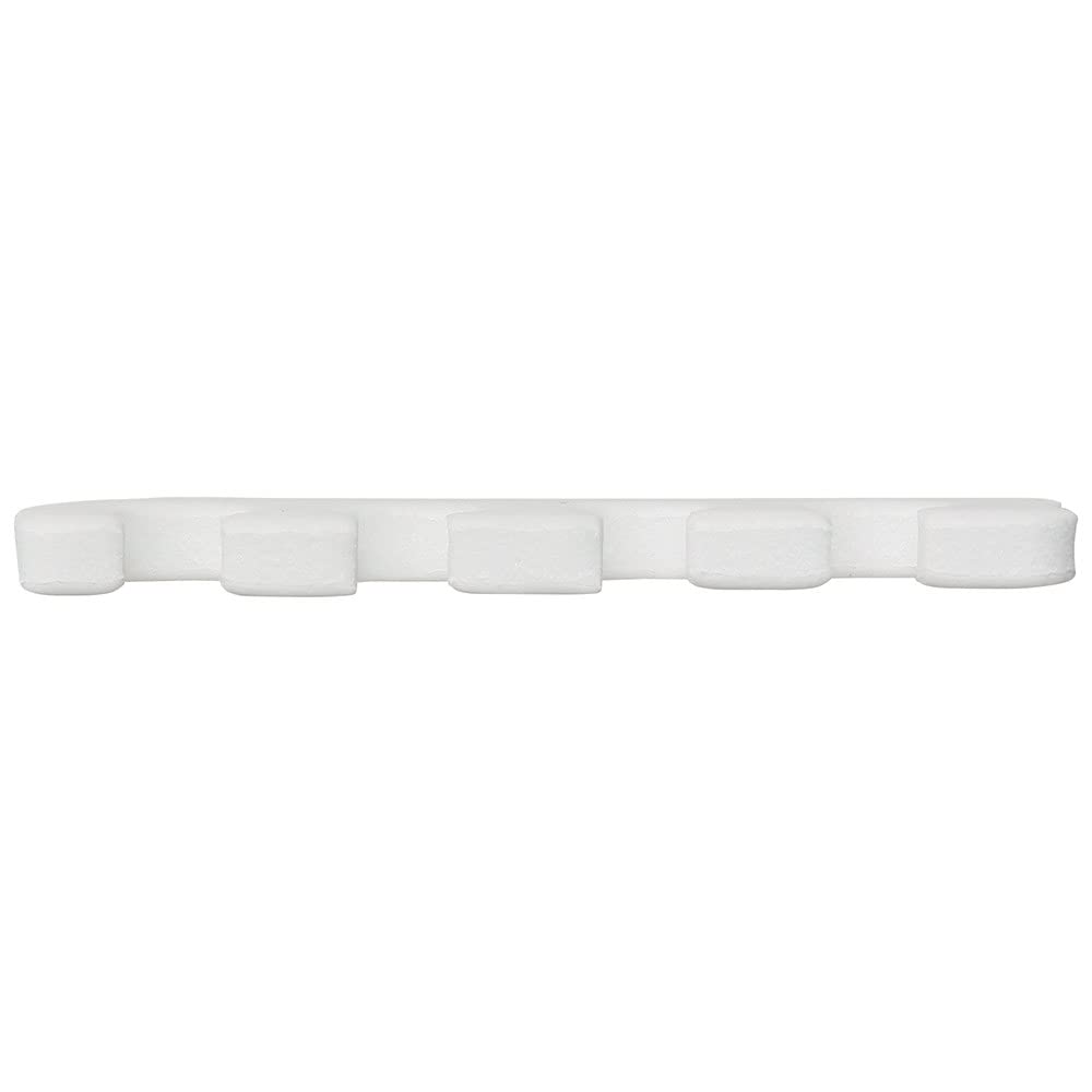 ForPro Professional Collection Comfy Toe Separators, White, Pedicure, 1" W x 3.5" L, 100-Pairs