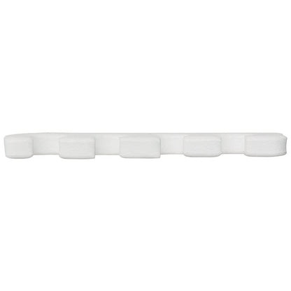 ForPro Professional Collection Comfy Toe Separators, White, Pedicure, 1" W x 3.5" L, 100-Pairs