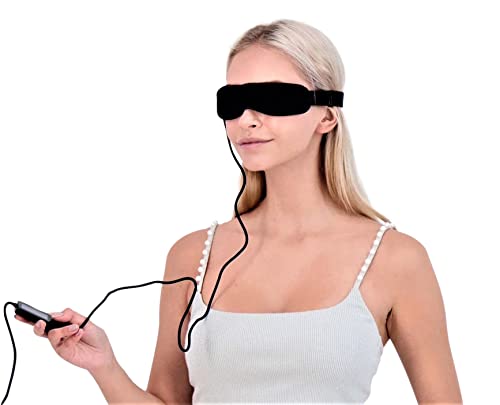 Electric Heated Eye Mask Relieves Dry Eyes, Styes, Irritated, Gritty Eyes, Burning, Puffiness, Computer Strain, Blepharitis, Migraines & Stress As Seen on TV 10 Heat Levels Dr Recommended 2025 Model