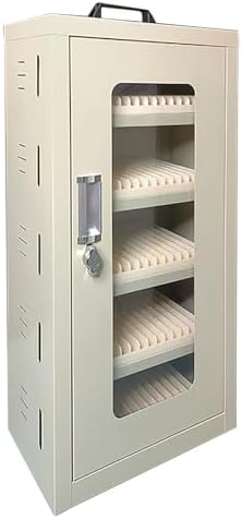 Wall Mounted Cell Phone Jail Lock Box - 15/30/45/60/75 Slots Charging Station for Office, School, Classroom & Factory - Family Time Out Organizer (38x22x33cm/15x9x13in)