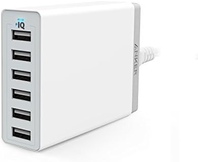Anker Desktop Charger, 60W 6 Port USB Multiple Charging Hub