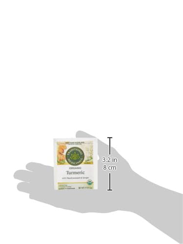 Traditional Medicinals Tea Turmeric Meadowsweet & ginger,16 count.