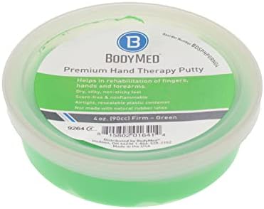 BodyMed Premium Hand Therapy Putty, Yellow, 6 Oz., Soft, Strengthening Therapy Putty for Physical Rehabilitation