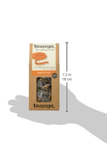 Teapigs Peppermint Leaves Tea Bags Made With Whole Tea Leaves, Natural Ingredients, Non-GMO, Caffeine-Free – 50 Count (1 Pack of 50 Teabags)