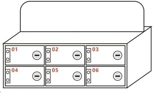 6-30 Slot Acrylic Phone Locker - Durable Charging Station for Classroom, Office, Events | Secure, Organized Storage for Multiple Devices