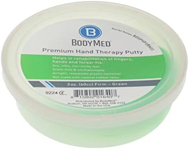 BodyMed Premium Hand Therapy Putty, Yellow, 6 Oz., Soft, Strengthening Therapy Putty for Physical Rehabilitation