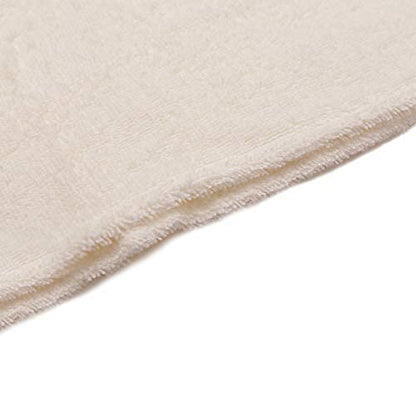 Huge Cotton Hair Towel Wrap for Women (Coral White)