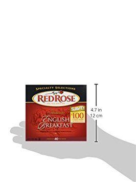 Red Rose English Breakfast Tea, 40 ct