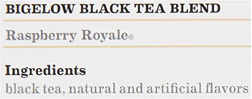 Bigelow Tea 003401 Raspberry Black Tea, Raspberry, 0.34 lbs, 28/Box