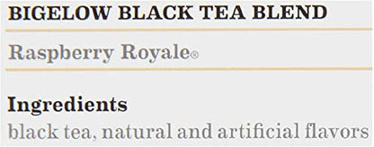 Bigelow Tea 003401 Raspberry Black Tea, Raspberry, 0.34 lbs, 28/Box