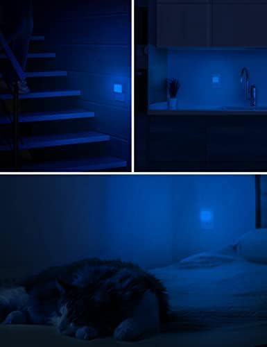 L LOHAS LED Night Lights Plug into Wall 2-Pack, 0.3W Plug in Night Light, Dusk to Dawn, 2000K Amber Light, Sleep Aid Nightlight Auto-On/Off, for Adults Kids Room, Bedroom, Bathroom, Hallway, Non-Dim