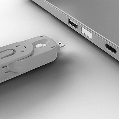 Lindy USB Port Blocker - Pack of 4, Blue (40452)