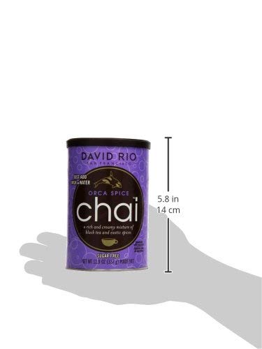 David Rio Elephant Vanilla Chai Tea Latte Mix, 14 Oz