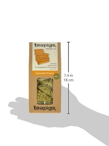 teapigs Chamomile Flowers Tea, 15 Count