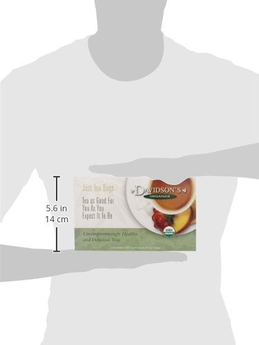 Davidson's Organics, Hibiscus Flowers, 100-count Unwrapped Tea Bags