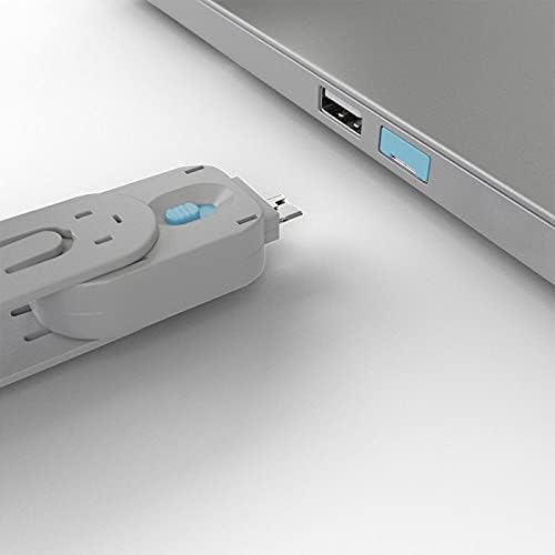 Lindy USB Port Blocker - Pack of 4, Blue (40452)