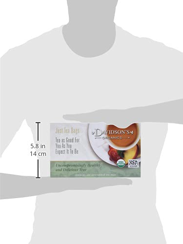 Davidson's Organics, Decaffeinated Earl Grey, 100-count Unwrapped Tea Bags