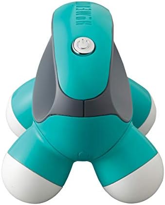 HoMedics, Quatro Mini Hand-Held Massager with Hand Grip, Battery Operated Vibration Massage, 4 Massage Nodes, Powered by 2 AAA Batteries (Included), Assorted Colors